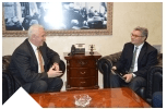 Ministri Naço takon Ambasadorin Turk, z. Hidayet Bayraktar