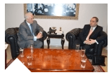 Ministri Naço takohet me z. Spyridonas Flogaitis, Drejtorin e Organizatës Europiane për Legjislacionin Publik (EPLO)