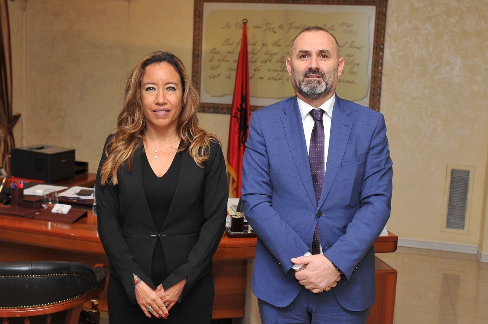 Manja takim me përfaqësuesen e UNDP në Shqipëri