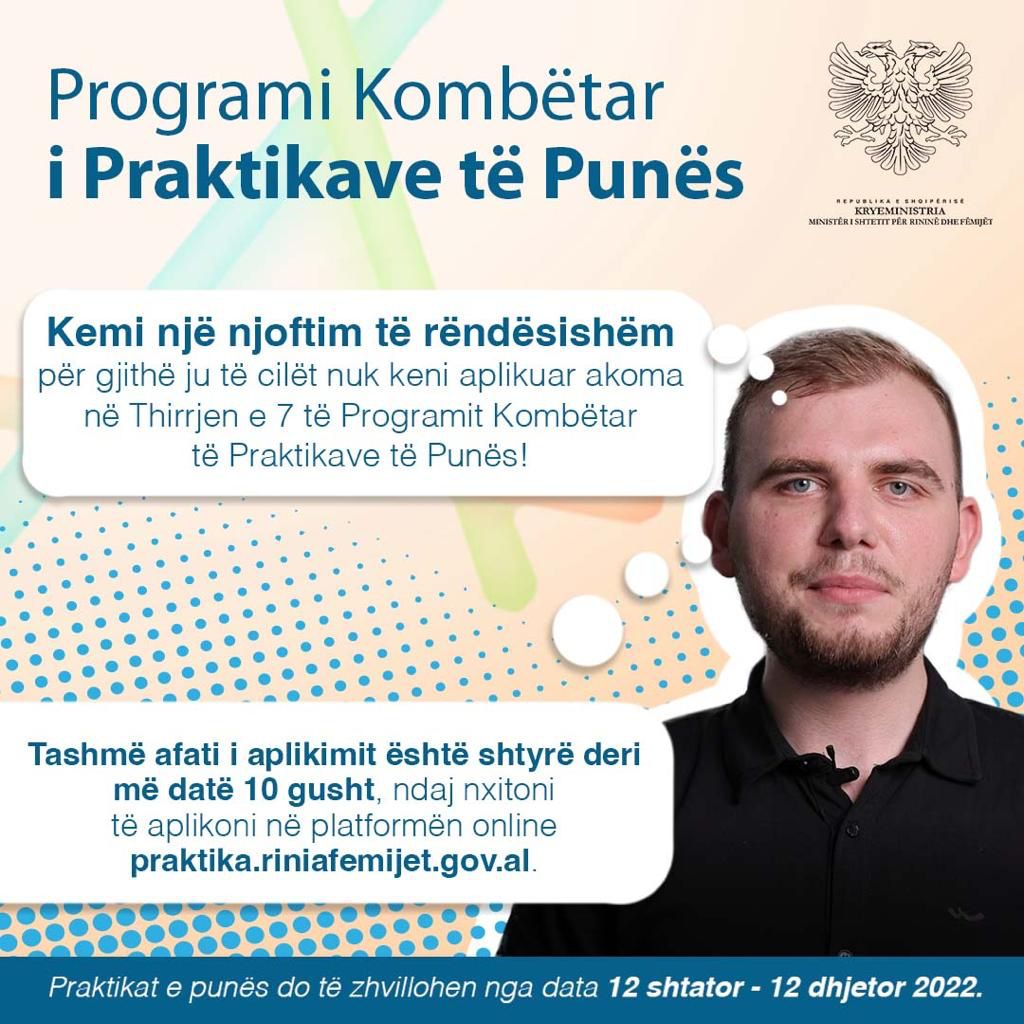 Programi Kombetar i Praktikave te Punes